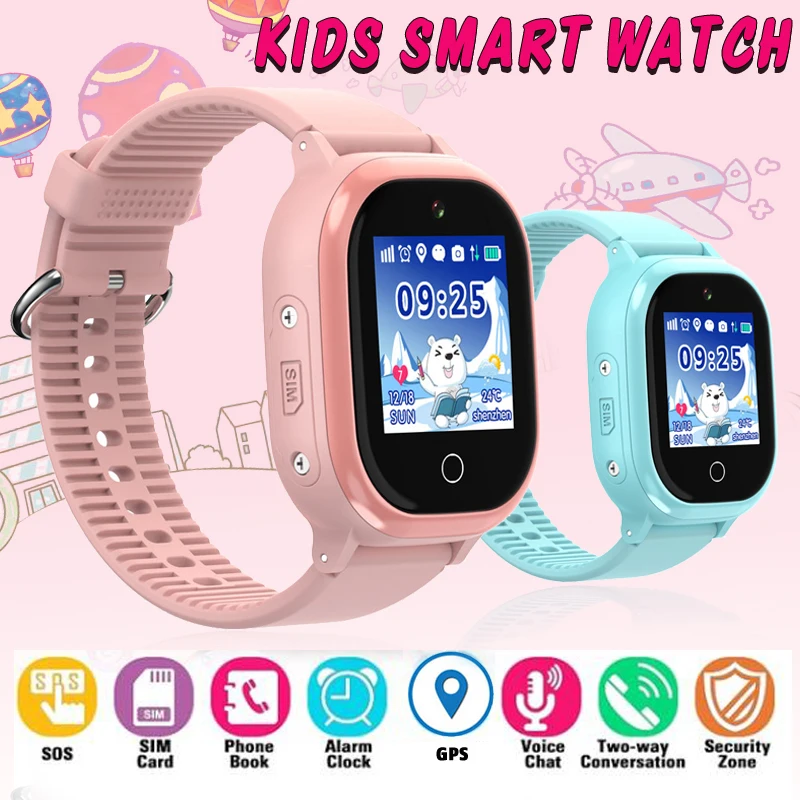 TD06S GPS IP67 Waterproof Phone Positioning Fashion Children Watch 1.3 Inch Color Touch Screen SOS Baby Smart Watch Boys Girls