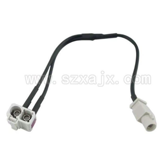 for vw head unit fakra 2 in 1 diversity resume convertor splitter y Arsenal JVC Wiring Harness for vw head unit fakra 2 in 1 diversity resume convertor splitter y cable wire harness for rns510 rcd510 antenna radio adapter
