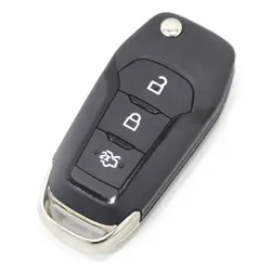 Lockartist Авто транспондера 3 кнопки 433 мГц удаленное Управление Флип Ключа автомобиля с 49 чип для Ford Escort бесплатная доставка