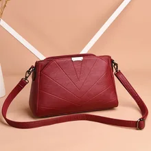 2018 designer flap bag women luxury brand soft leather solid red female shoulder crossbody bags ladies hand bags bolsos mujer flower princess brand girls canvas small shoulder bags for women ladies fashion flap bag woman crossbody bags bolsos mujer sac