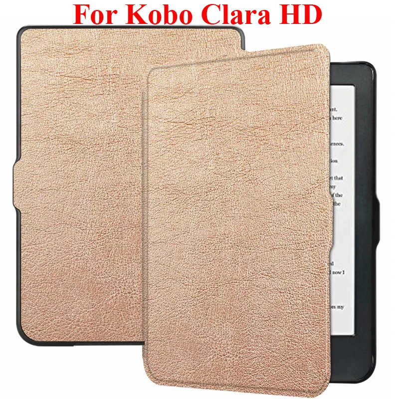 Funda inteligente para Kobo Clara HD, carcasa protectora de piel para  lector electrónico, 2018 - AliExpress