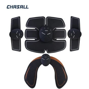 

CHASALL muscle stimulator ems trainer tens massage health care abs abdominal stimulation body slimming massager weight loss belt