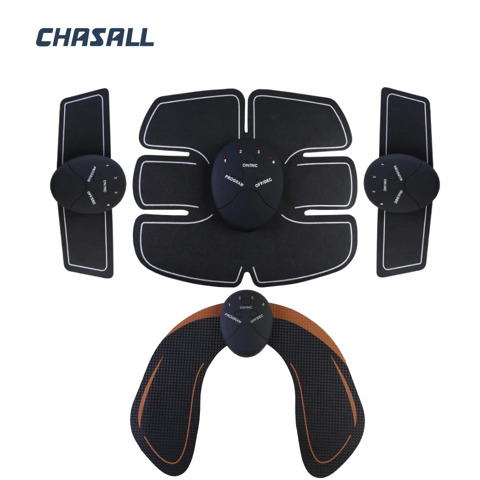 CHASALL العضلات مشجعا ems المدرب عشرات تدليك الرعاية الصحية abs البطن تحفيز الجسم التخسيس مدلك فقدان الوزن حزام
