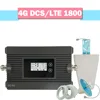 4G DCS LTE 1800 Mobile Phone Signal Repeater 80dB Power Gain Band 3 4G Cellular Signal Amplifier AGC LCD Display 4G Booster Set ► Photo 1/6