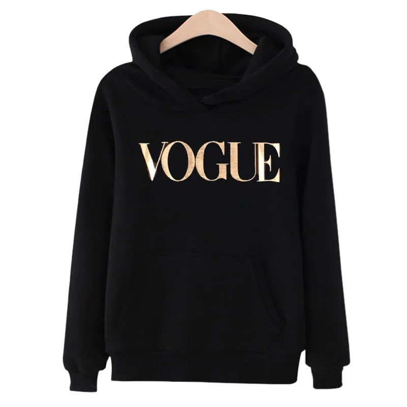  2020 New VOGUE Women Printed pullover Sweatshirt Long Sleeve pullover Hoodies Tops Autumn Winter Fe