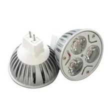 Высокомощный Светодиодный прожектор MR16, 3 Вт, 4 Вт, 5 Вт, 12 В, светодиодный прожектор с регулируемой яркостью, теплый/холодный белый, MR 16, базовый светодиодный светильник