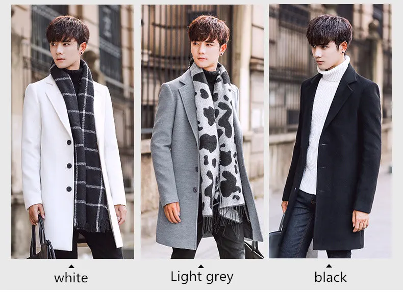 MRMT, Брендовые мужские куртки, пальто, чистый цвет, длинное стильное шерстяное пальто для мужчин, верхняя одежда