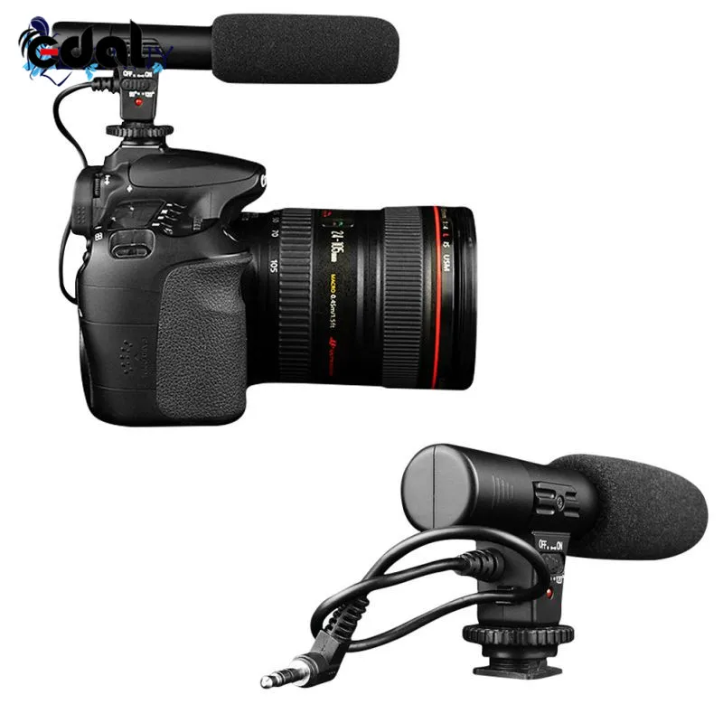 MIC 01 Sound 3.5mm Studio Digital SLR Camera Stereo Microphone for