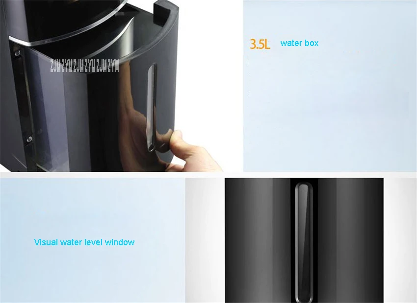 DM1211 обязанность визуальный окно уровня воды осушенный 220 В дизайн устройства фильтрации воздуха черный в рабочем состоянии осушитель 3.5L