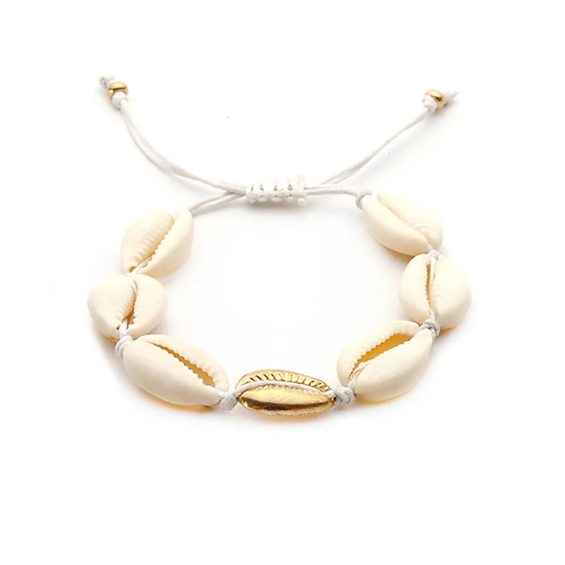 Yiustar Элегантное ожерелье с кисточками и морскими ракушками для женщин и девочек, детские браслеты на веревочной цепочке, милые Подвески в виде ракушек, ожерелье, ювелирное изделие