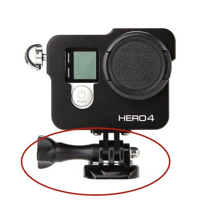 Аксессуары 1/4 крепление штатива адаптер+ винт+ гайка для камеры GoPro HD Hero 3/2/1 sj4000