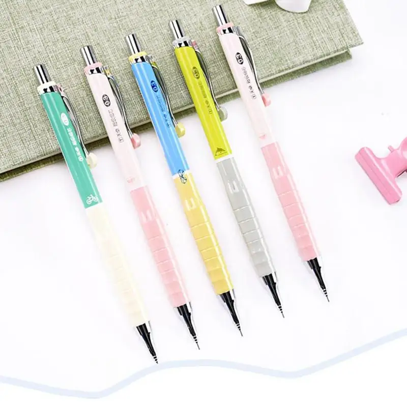 

0.3mm Kawaii Beautiful Plastic Mechanical Pencil Refill Set Automatic Pencil Set For School Supplies Korean Gift Cute Stationery