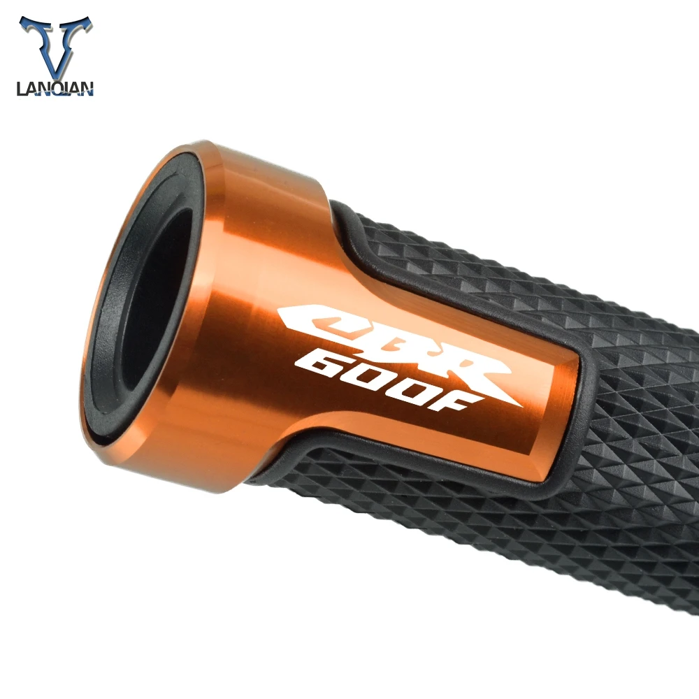 7/8'' Motorcycle Aluminum Plastic Handle Grips With Logo For HONDA CBR600F CBR 600F 1991 1992 1993 1994 1995-2007 2011 2012 2013