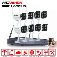 Plug and Play 1080 P Беспроводной сетевой видеорегистратор наружного наблюдения комплект P2P 1.3MP 960 P Full HD ip-камера видеонаблюдения с поддержкой Wi Камера WI-FI CCTV Системы приложение для просмотра