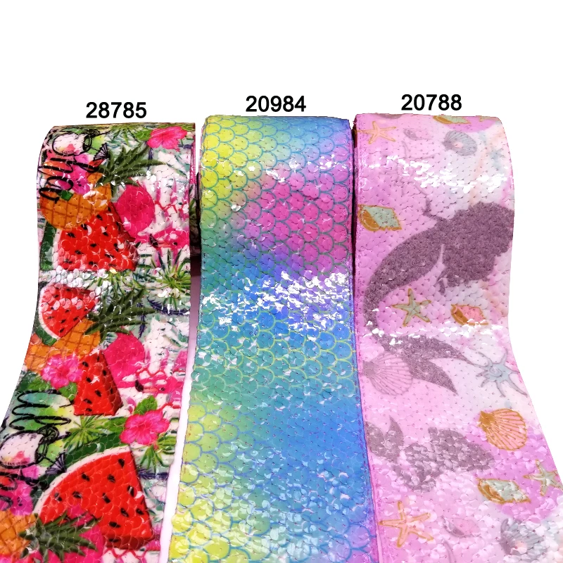 

Printing reversible sequin Ribbon 28785