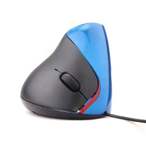 GTFS-горячая вертикальный USB мышь 1000 dpi эргономичная мышь синий компьютерный светодиодный ПК