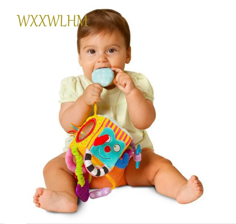 Animal PP Cotton Stuffed Plush Lovely Bee Rattle Toy Super Soft Baby Rattles Multifunctional Bed Crib Hangings Toys |