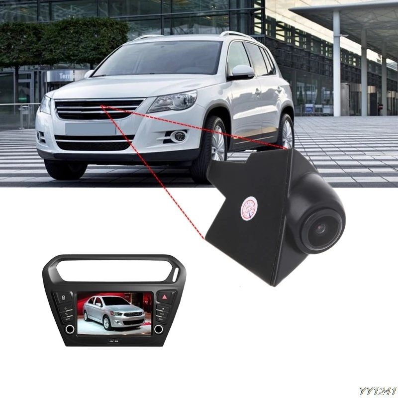 Водонепроницаемая CCD Автомобильная dvr камера переднего вида для VW Volkswagen GOLF Bora Jetta Touareg Passat Polo NTSC Автомобильная камера 110 градусов-Y