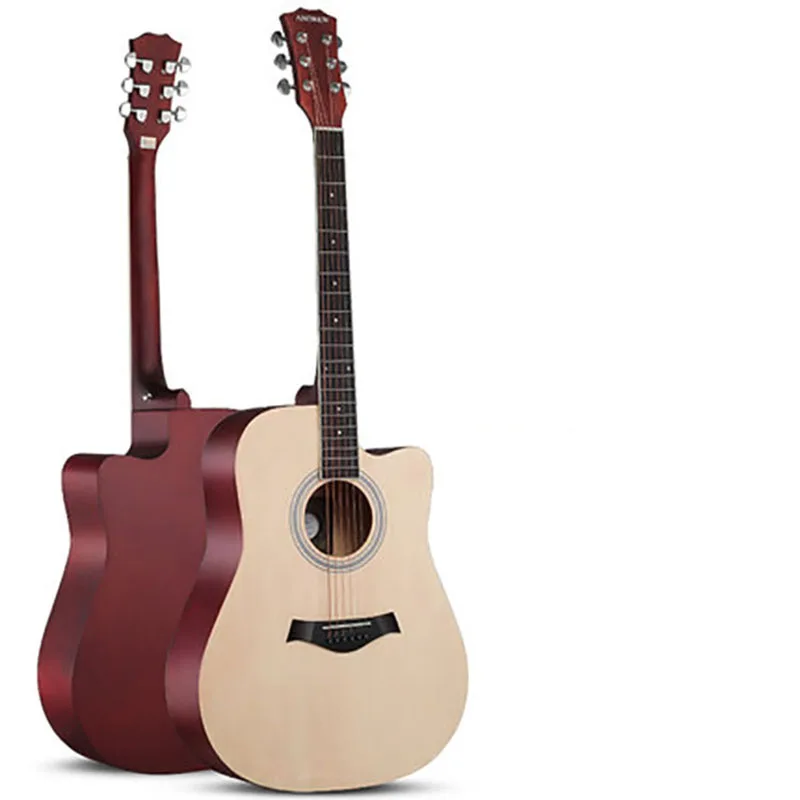 

Andrew folk guitar beginner student beginner guitar 41inches acoustic guitar male and female instruments guitar
