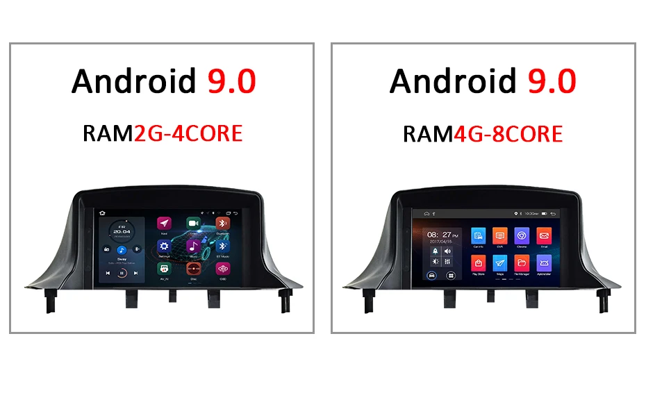 Sale DSP AV Output Android 9.0 2 DIN DVD Player for Renault Megane 3 2009 2010 2011 2012 Fluence GPS Radio Navigation Stereos Screen 4