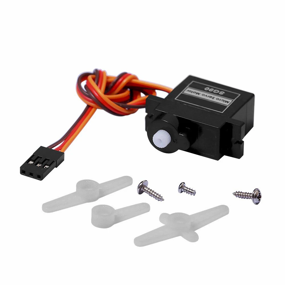 Высококачественный черный 9G Micro Mini Servo SG90 1 5 кг сервопривод двигатель для arduino RC 250