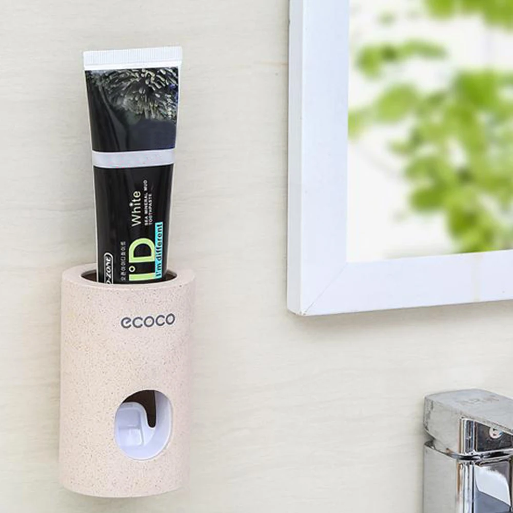 Автоматический диспенсер для зубной пасты набор пыленепроницаемый липкий настенный соковыжималка для зубной пасты держатель для зубной щетки аксессуары для ванной комнаты