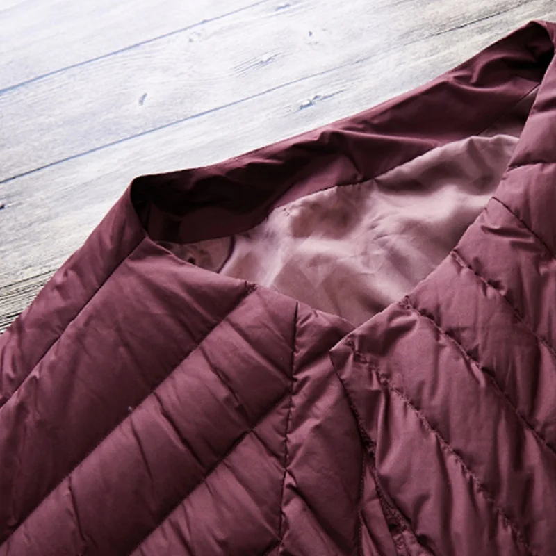 2017 Winter 90% White Duck Down Jacket Fashion Variety StylesThree Quarter Long Down Coat Women 3Color