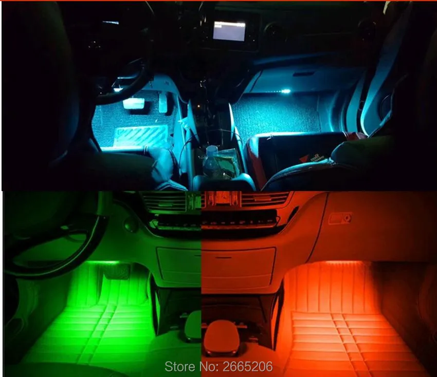 

Car LED Strip Light Car Styling Decorative Atmosphere Lamps for DACIA key Porsche cayenne Skoda octavia vw golf 7 accessories