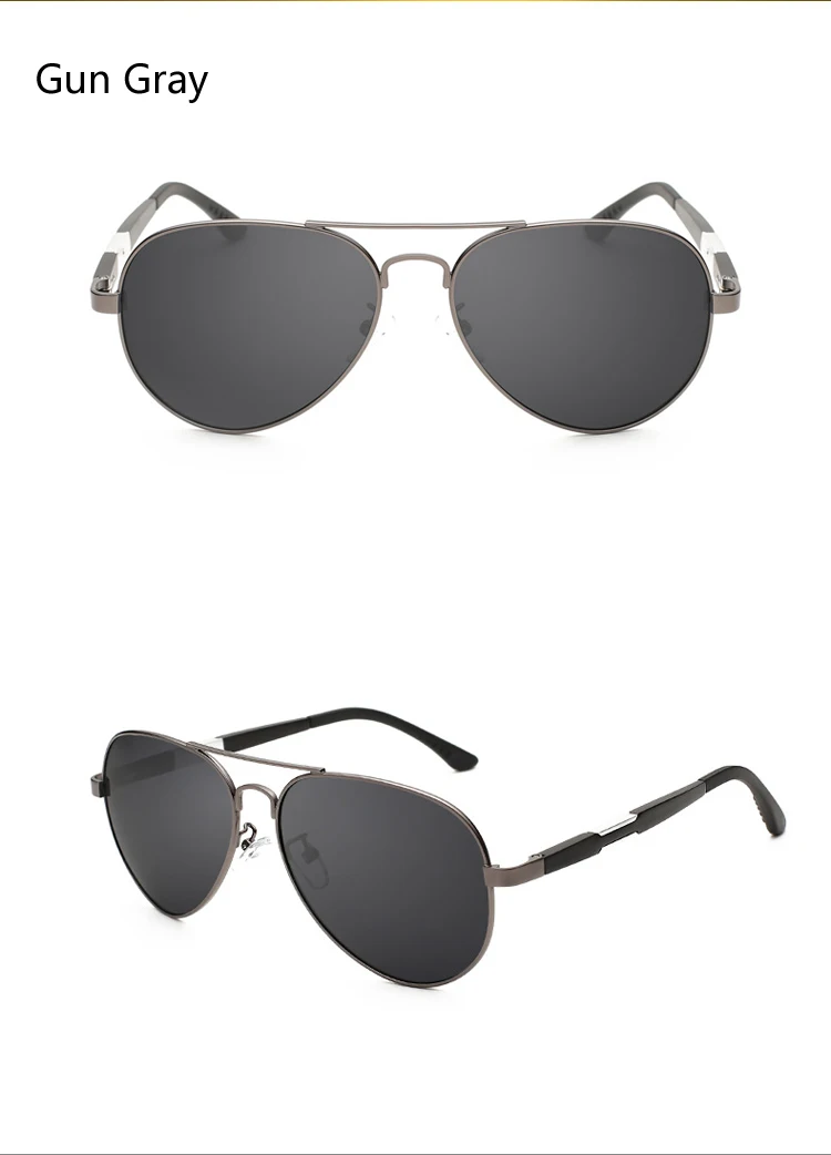 Два оклока алюминия магния поляризационные солнцезащитные очки мужские зеркальные пилот поляризованные солнцезащитные очки водительские рыбацкие очки Goggle 6695