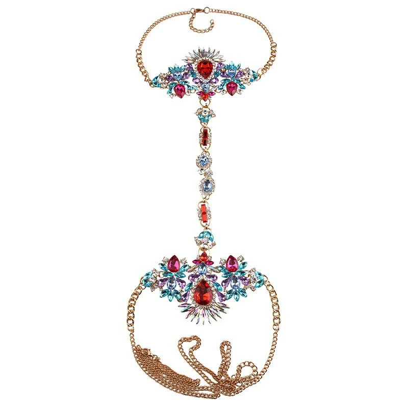 Женское Ожерелье с драгоценными камнями лето 3015|body necklace|fashion statement necklacestatement necklace |