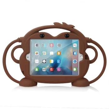 

For iPad mini 4 3 2 1 Silica Gel Case Cover Shockproof Stand Kickstand Soft Cases Multi-Function Protective Cute Cover