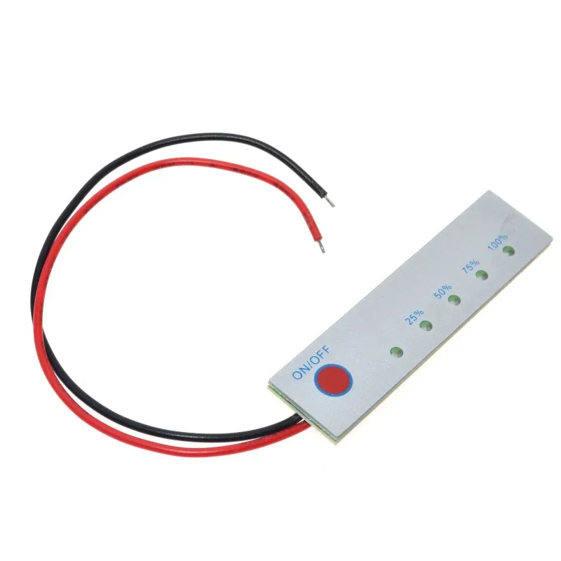 

3 series lithium battery power display board 12V electric quantity indicator Five level electricity indicator