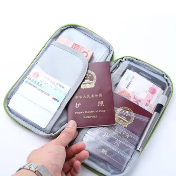 

New Arrive Korean Style Passport Wallet Travelus Polyester Multifunction Credit Card Package ID Holder Travel Storage Bag PC0013