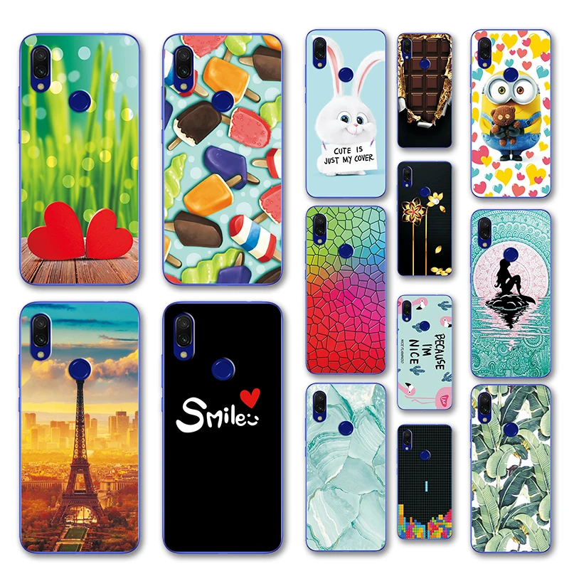 

Cute Cartoon Soft TPU Case Coque For Xiaomi Redmi 7 6.26" Various Mermaid Funda For Xiaomi Redmi 7 Redmi7 Case Redmi 7 Capa