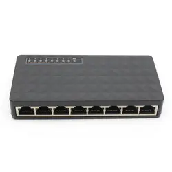 10/100 Мбит/с 8 портов Poe Ethernet Lan Настольный сетевой Переключатель концентратор адаптер (ЕС штекер)