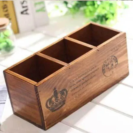 

Real wood storage box bonsai stand home decoration