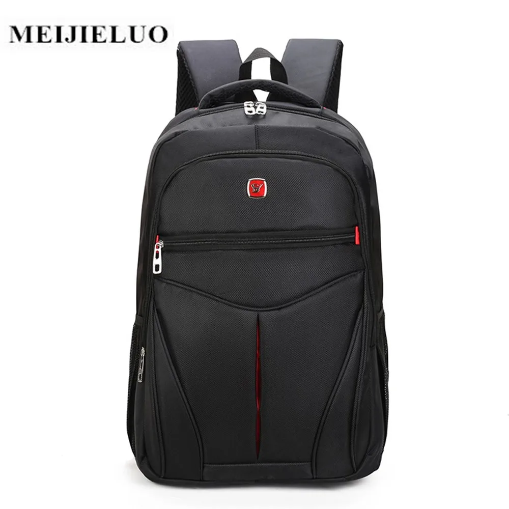 MEIJIELUO Fashion Backpack Black Laptop Multifunction Rucksack Backpack ...