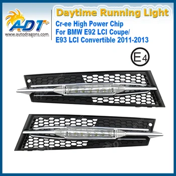 

LED Car Daytime Running Light 12W Cr ee High power 6000K 1320lm Headlights DRL for BMW E92 LCI Coupe/ E93 LCI Convertible 11-13
