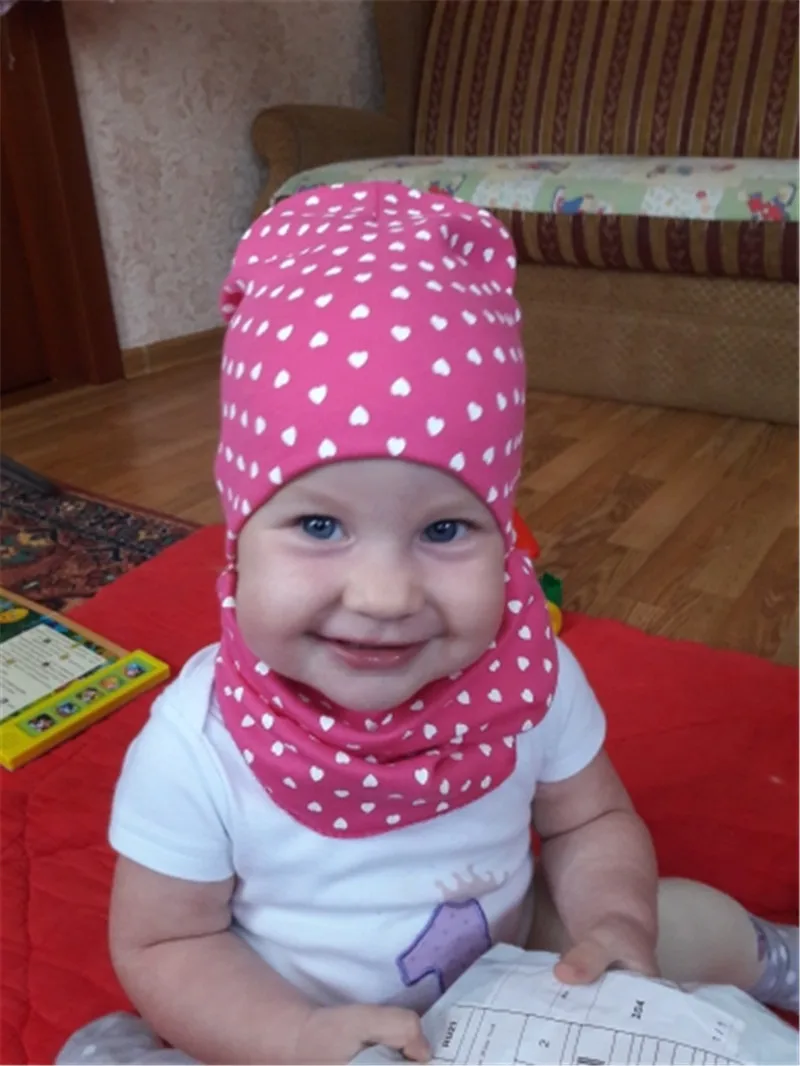 Tanio Bawełniana czapka dla niemowląt szalik sklep