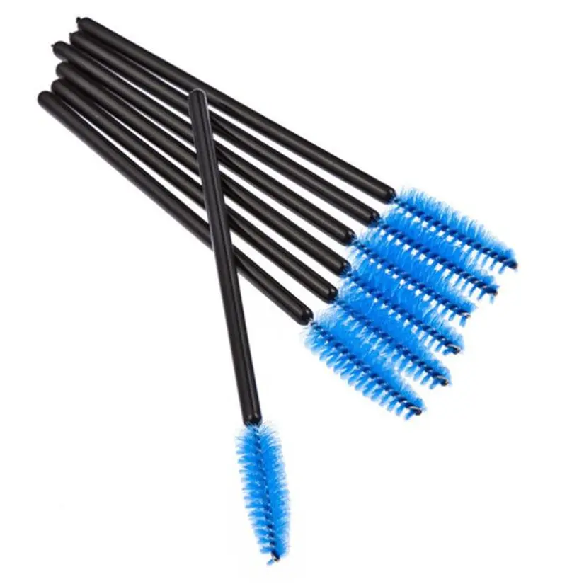 

100PCS Disposable Mini Eyelash Eye Lash Makeup Brush Mascara Wands Applicator Y606