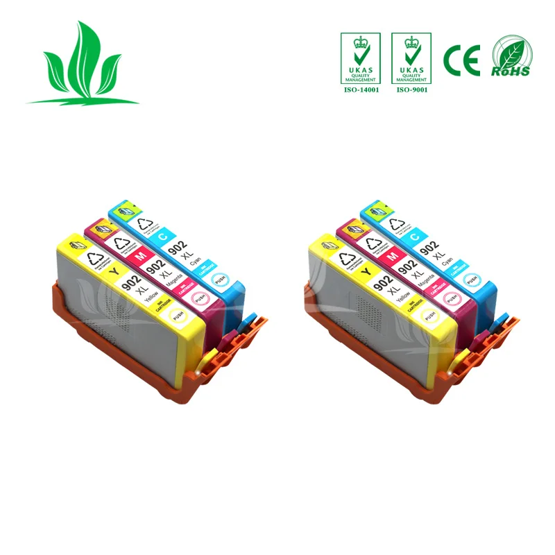 

902XL 2 X CMY Compatible Ink Cartridge for HP902 902 HP902XL suit for HP Officejet Pro 6954 6960 6962 PRINTER