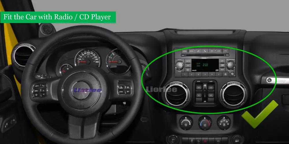Excellent 10.1" HD 1080P IPS LCD Screen Android 8 Core For Jeep Wrangler 2011~2018 Car Radio BT 3G/4G WIFI AUX USB GPS Navi Multimedia 4