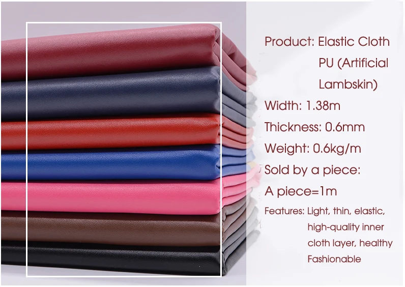 Clothing Leather Artificial Lamb skin leather 19