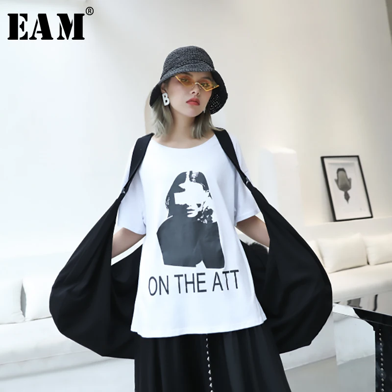

[EAM] Women Loose Fit Big Pocket Stitch Oversize Vest New V-collar Sleeveless Buckle Fashion Tide Spring Autumn 2019 JZ207