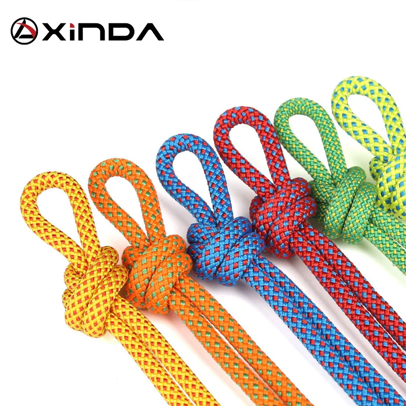 Escalada 10 m Paracord تسلق الصخور حبل اكسسوارات الحبل 6mm القطر 5KN عالية القوة Paracord حبل إنقاذ بقاء