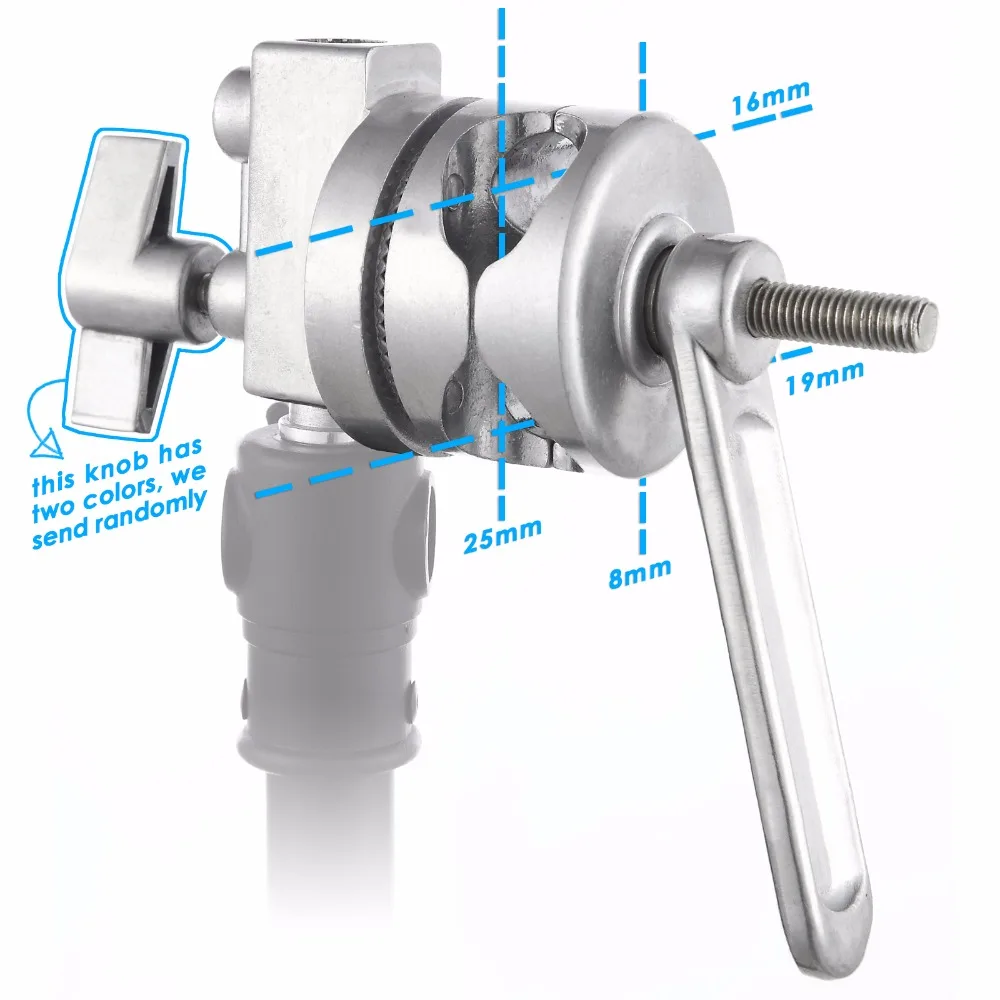 Skup Meking 4 in 1 pełny metalowy uchwyt głowy długi uchwyt na ramię wysięgnika tyczka przedłużająca poprzeczka światła stoi Heavy Duty C stoi Studio