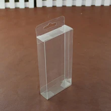 Прозрачный ПВХ пластиковые окна с отверстием подвесить печенье конфеты свадьбы пользу Коробки DIY Craft упаковочные