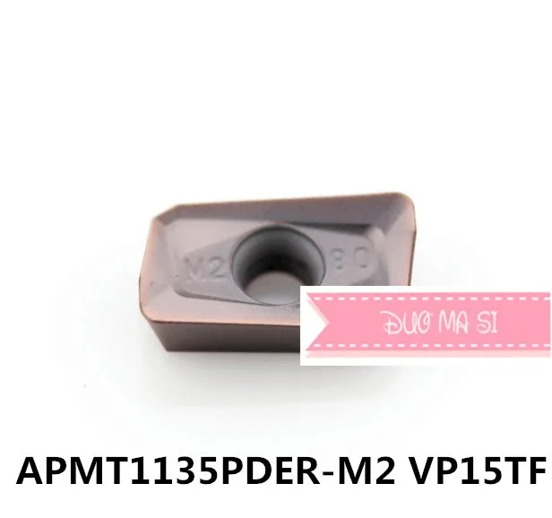 

APMT1135PDER-M2 VP15TF/APMT1604PDER-M2 VP15TF,process General material use for milling cutter