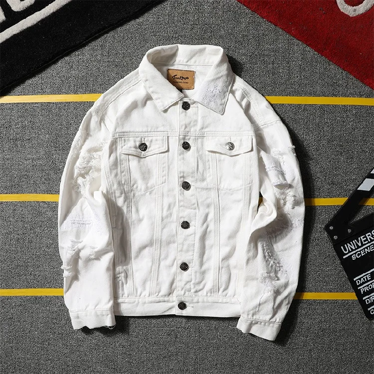 2019 Men's Trend Spring Slim Fit Denim Jacket New Casual Jacket