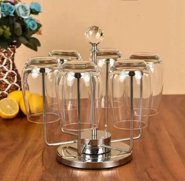 Classic stainless steel cup holders Tumbler Holders Creative rotating